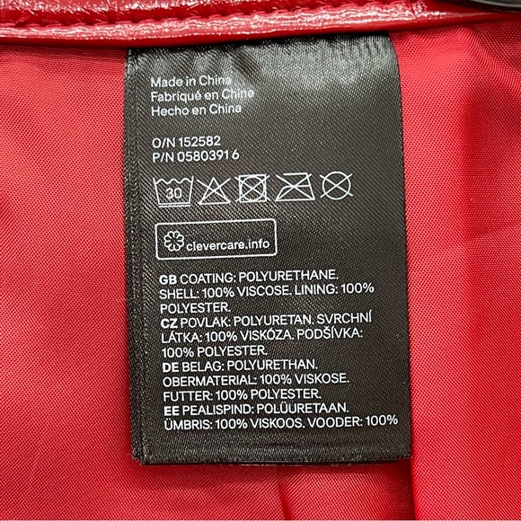 Women's H & M Divided Mini Skirt with Full Zipper 10 - Picture 4 of 7